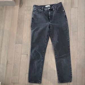 Madewell Charcoal Denim Pants